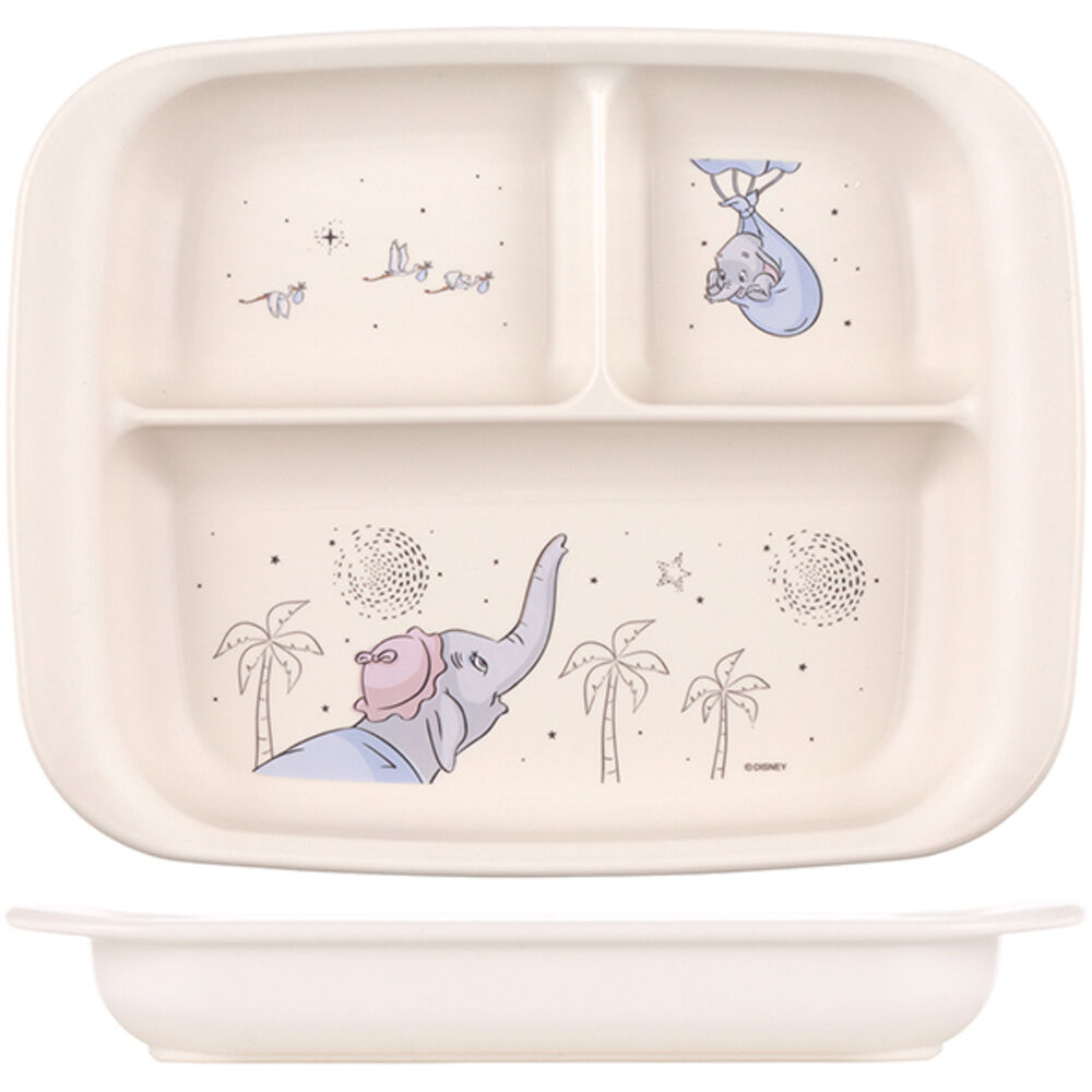 BACKYARD FAMILY「ベビー食器 キャラクター ランチプレート 通販 赤ちゃん 食器 仕切り皿 皿 お皿 すくいやすい」|その他ベビー用品|ベージュ1