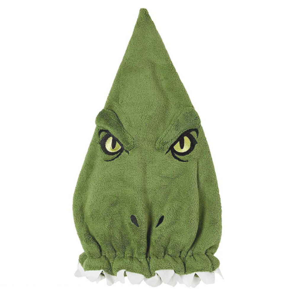 BACKYARD FAMILY「タオルキャップ 子供 通販 ヘアキャップ タオル ヘアドライタオル スイミング プール 女の子」|タオル|グリーン1