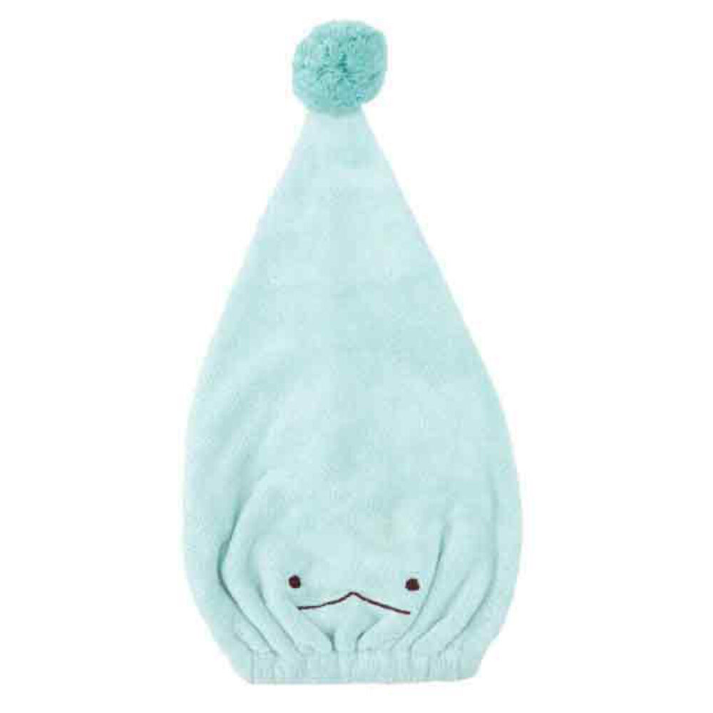 BACKYARD FAMILY「タオルキャップ 子供 通販 ヘアキャップ タオル ヘアドライタオル スイミング プール 女の子」|タオル|グリーン4