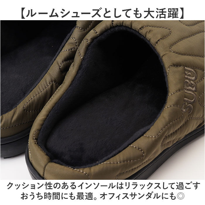 BACKYARD FAMILY「SUBU スブ サンダル 冬 通販 冬用サンダル 暖かいサンダル スリッパ スリッポン 外履き」|サンダル|