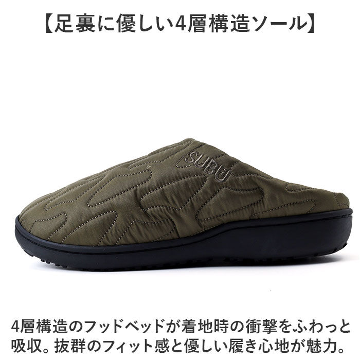 BACKYARD FAMILY「SUBU スブ サンダル 冬 通販 冬用サンダル 暖かいサンダル スリッパ スリッポン 外履き」|サンダル|