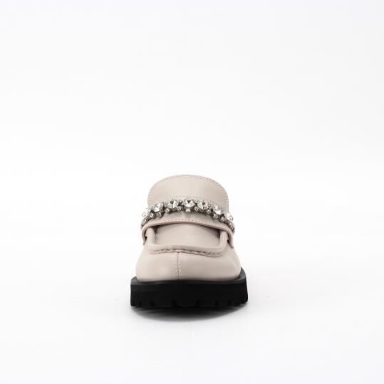 銀座かねまつ「RMJZ2556STELGY 【本革】【Eウィズ】ビジュ―ローファー」|ローファー|