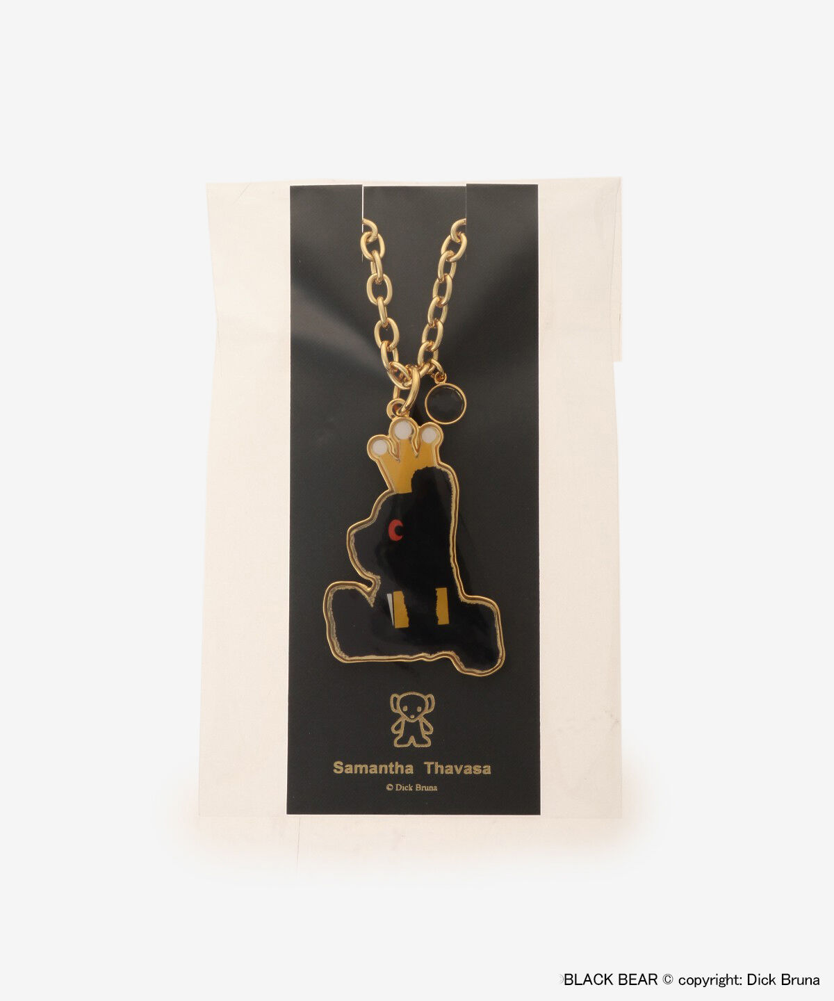 Samantha Thavasa「「ブラック・ベア」コラボ バッグチャーム 王冠」|チャーム・キーホルダー|