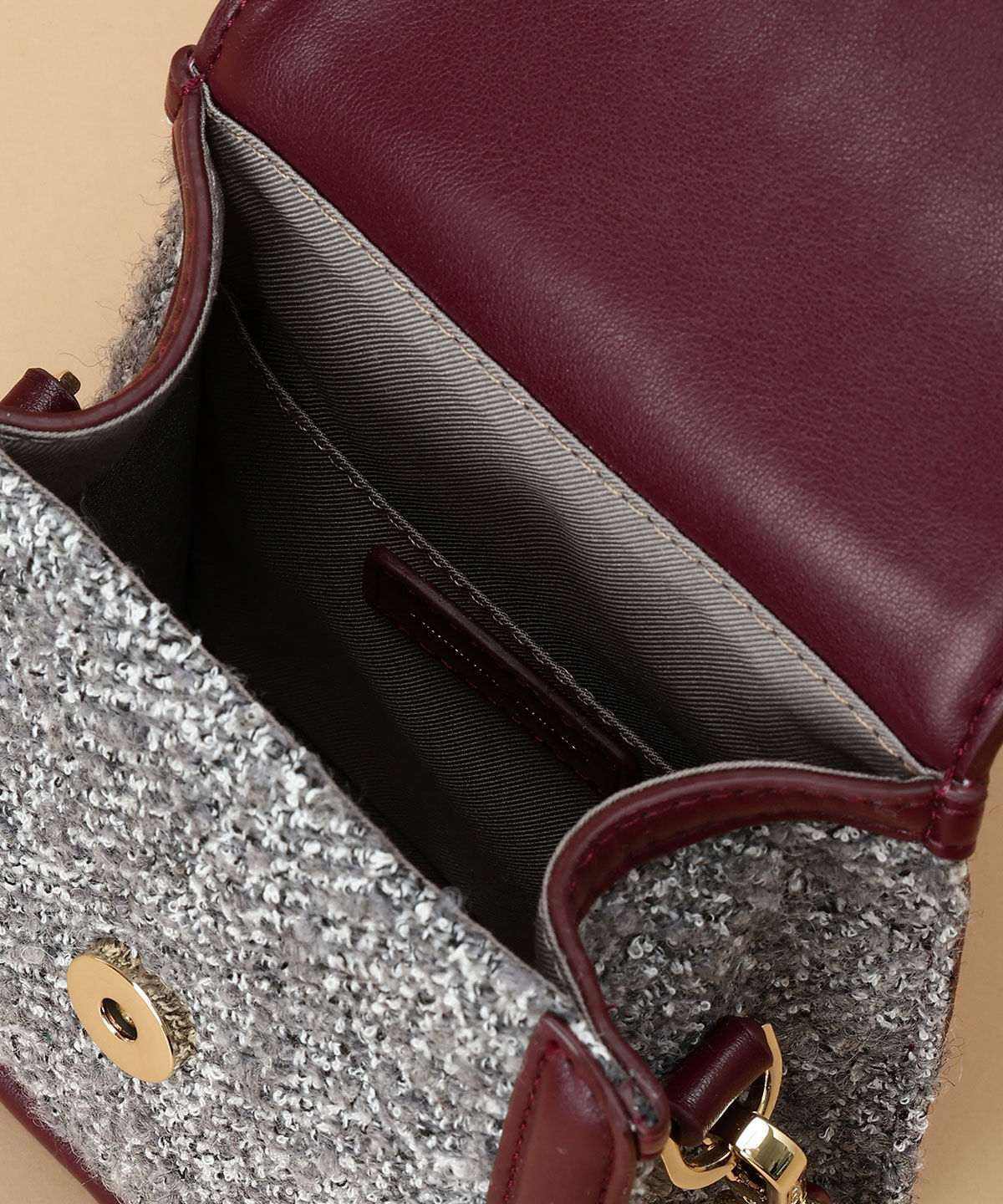 Samantha Thavasa「ツイードショルダーバッグ　縦型」|ショルダー・メッセンジャー|