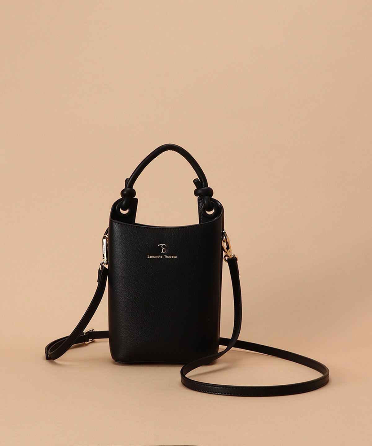 Samantha Thavasa「ボリュームデザイン ショルダーバッグ」|ショルダー・メッセンジャー|ブラック