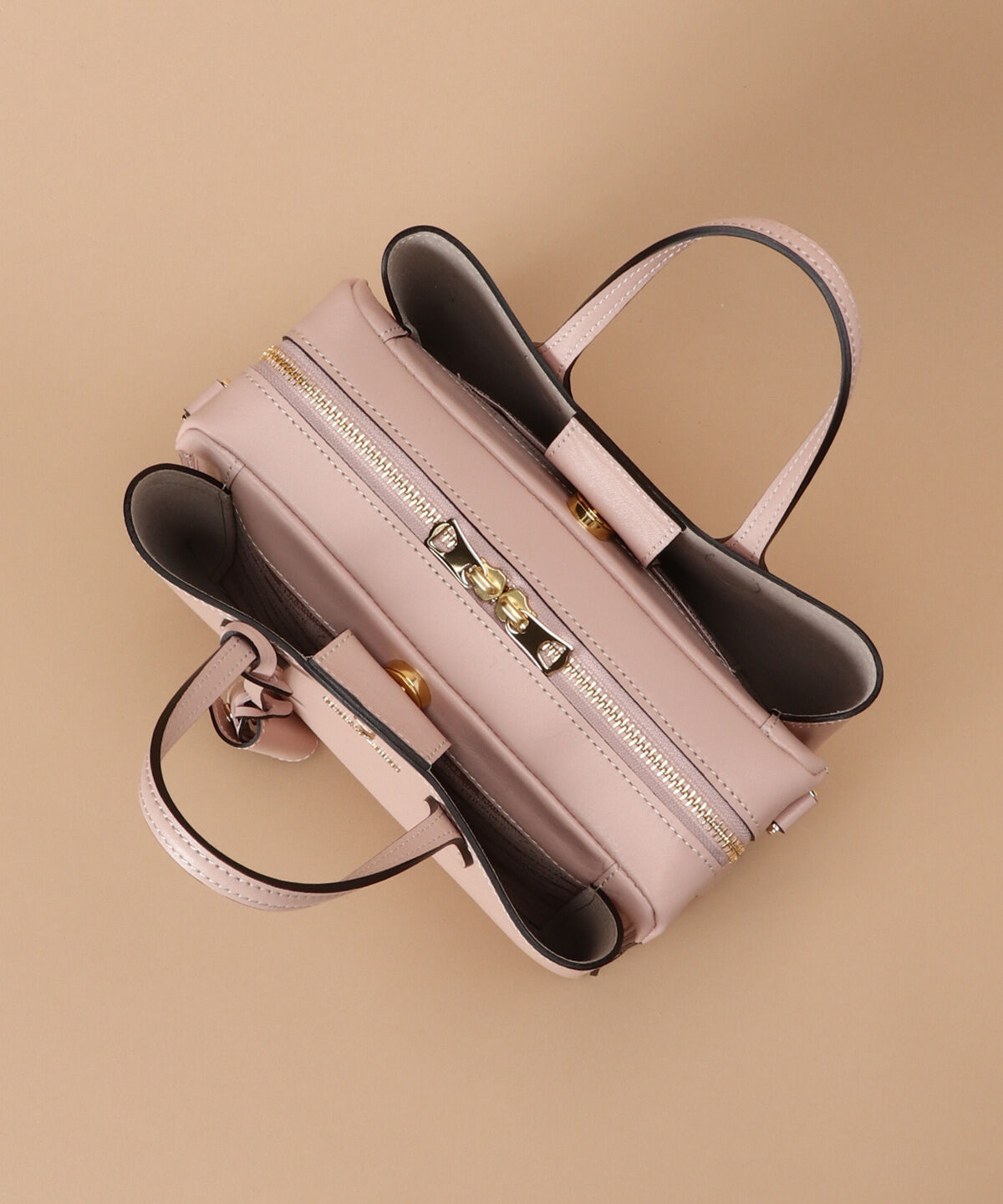 Samantha Thavasa「ウォータプルーフレザー ボックスハンドバッグ 小サイズ」|ハンドバッグ|