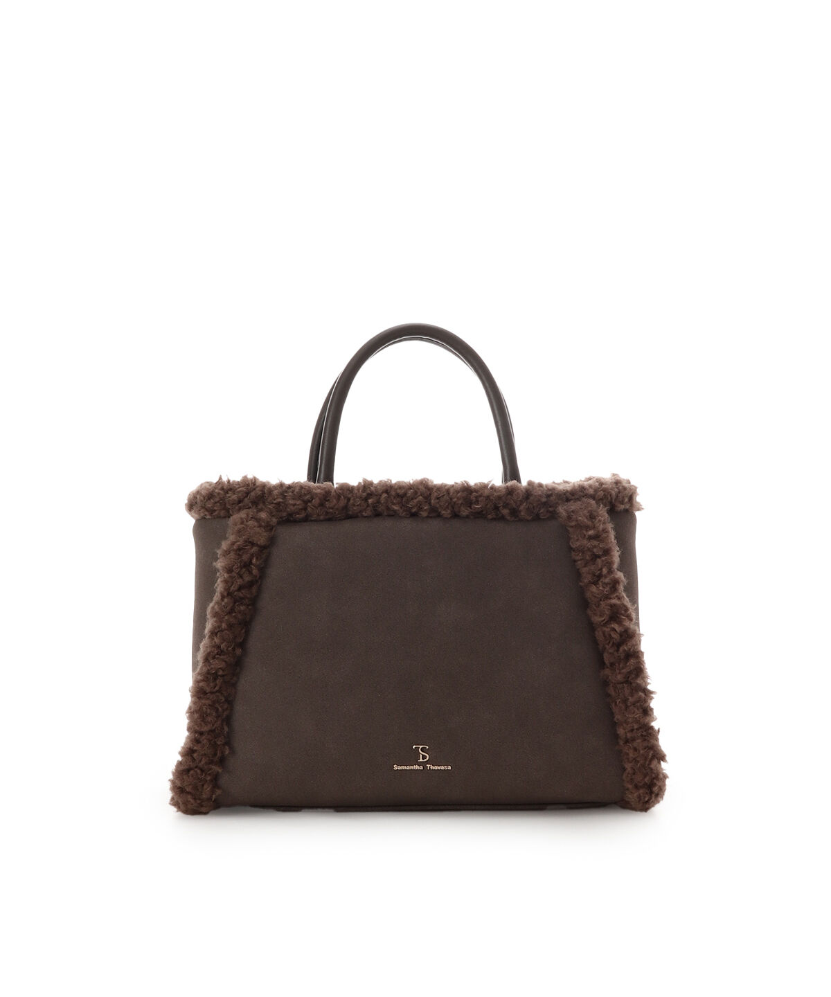 Samantha Thavasa「スウェード調ボアハンドバッグ」|ハンドバッグ|
