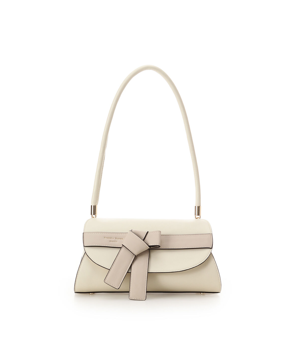 Samantha Thavasa「リボンベルト ワンハンドルバッグ」|ハンドバッグ|オフホワイト