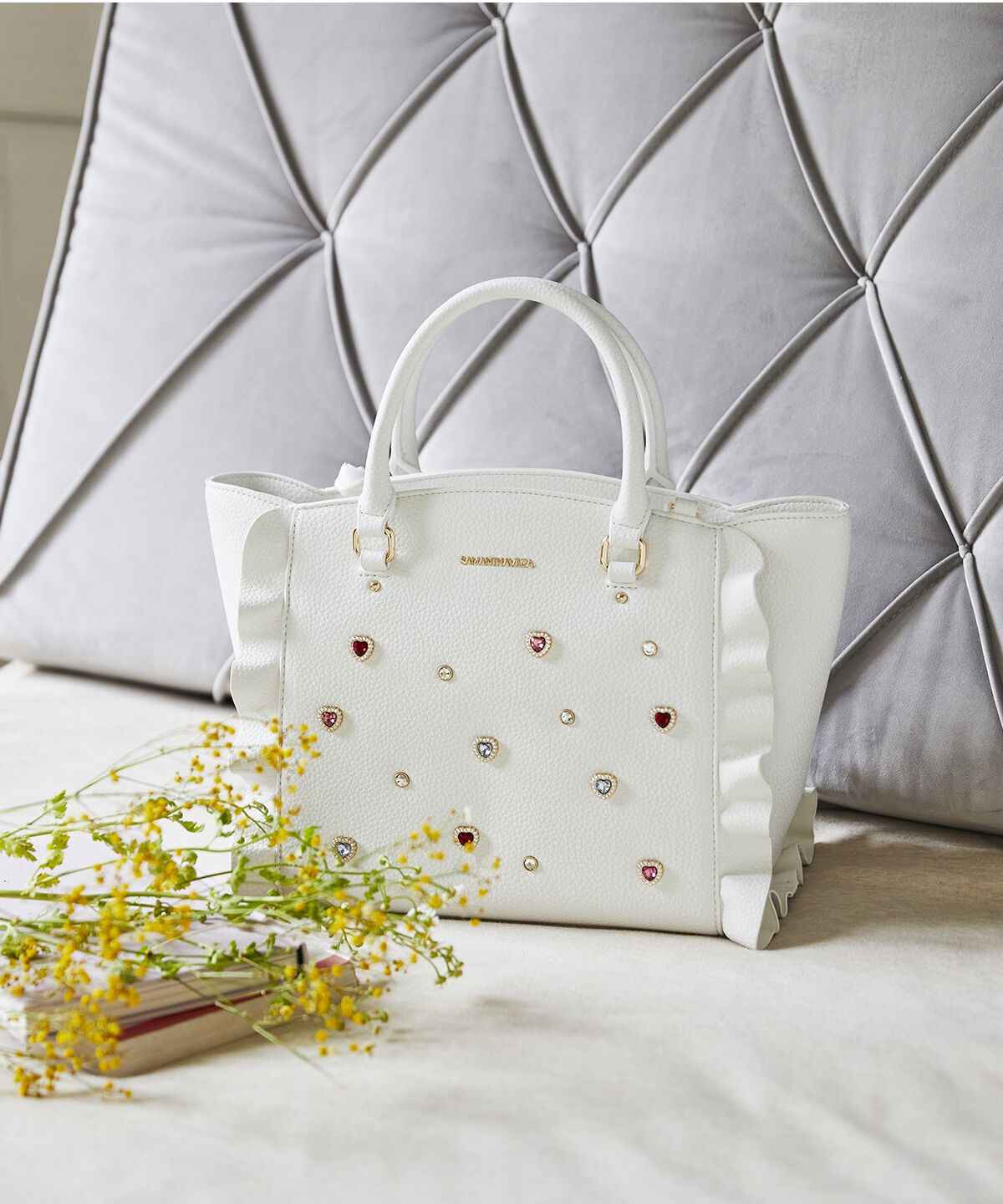 Samantha Vega「ビジューフラッター(小)」|ハンドバッグ|