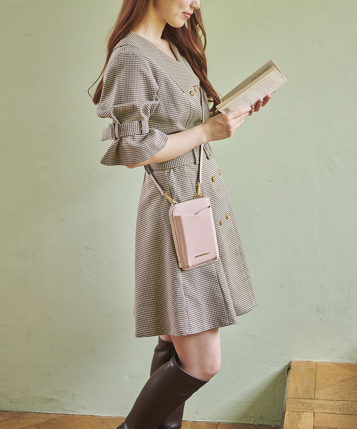 Samantha Vega「スマホショルダーバッグ」|ショルダー・メッセンジャー|ピンク