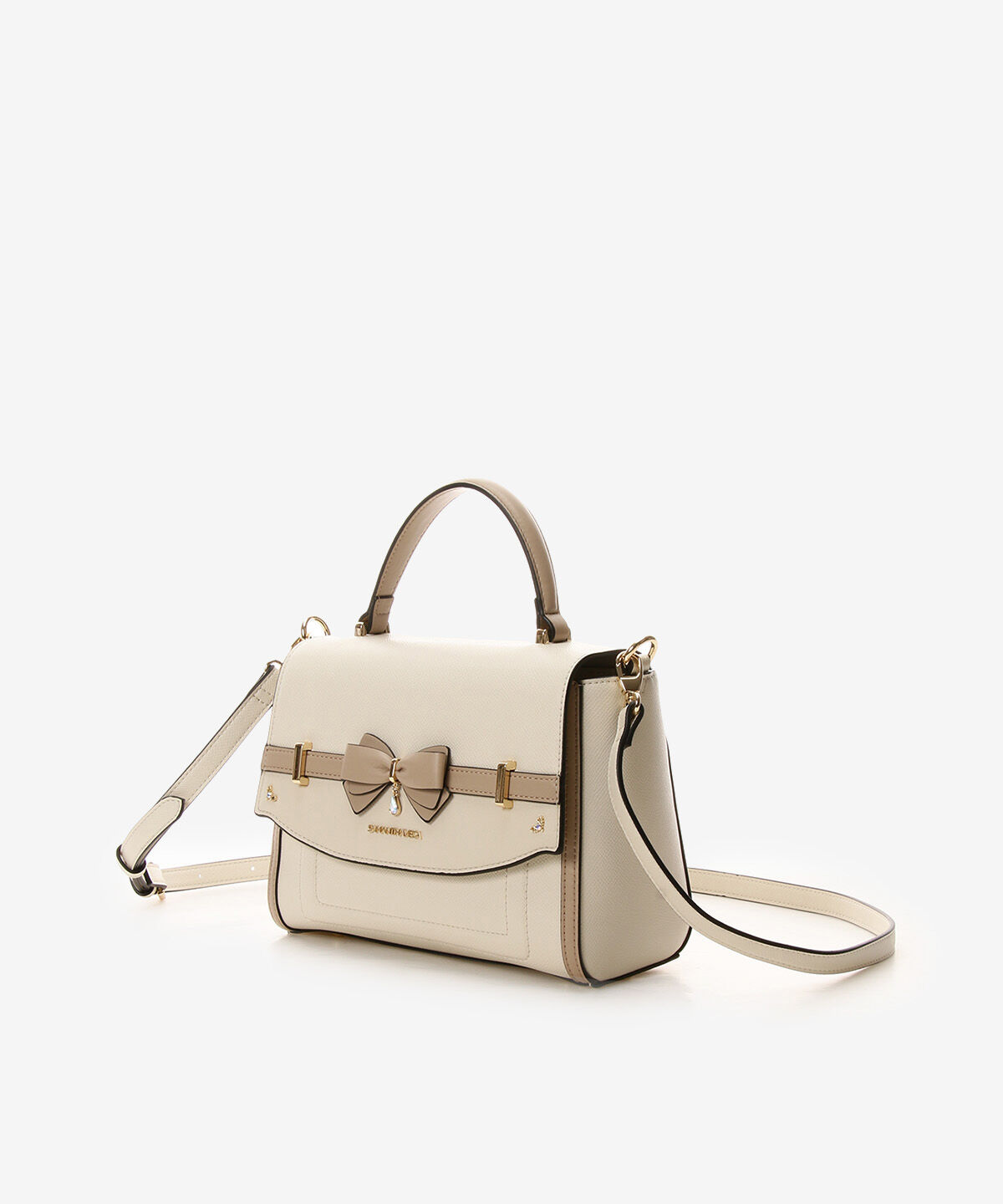 Samantha Vega「バイカラーアクセントリボンショルダーバッグ」|ショルダー・メッセンジャー|