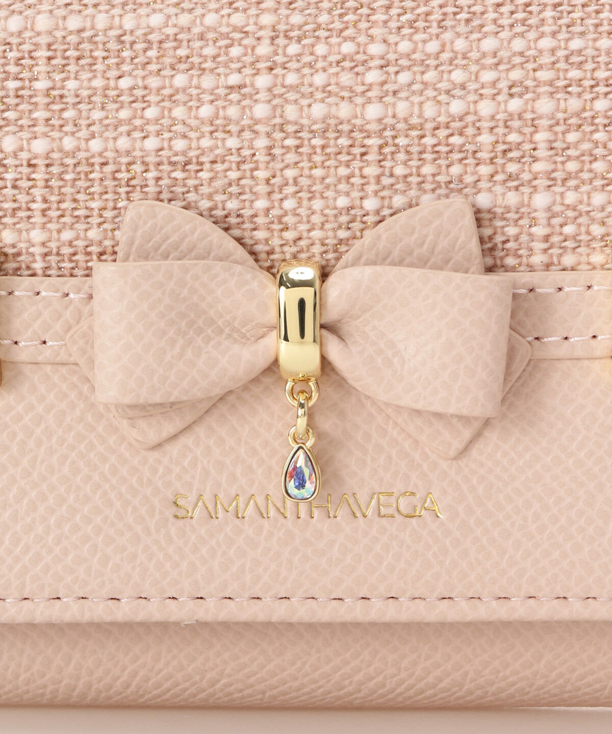 Samantha Vega「バンブーアクセントリボン折財布」|財布|