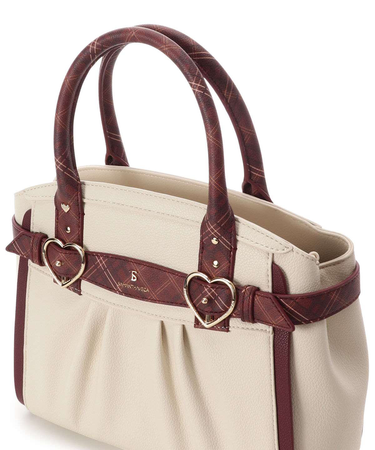 Samantha Vega「チェックハートベルトハンドバッグ」|ハンドバッグ|