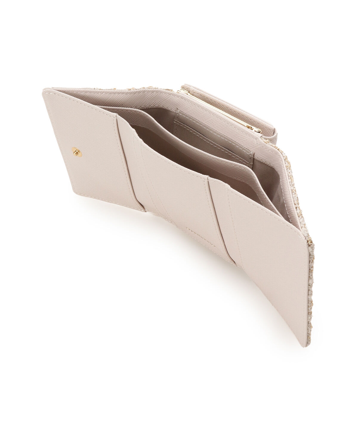 Samantha Vega「ツイードアクセントリボン折財布」|財布|