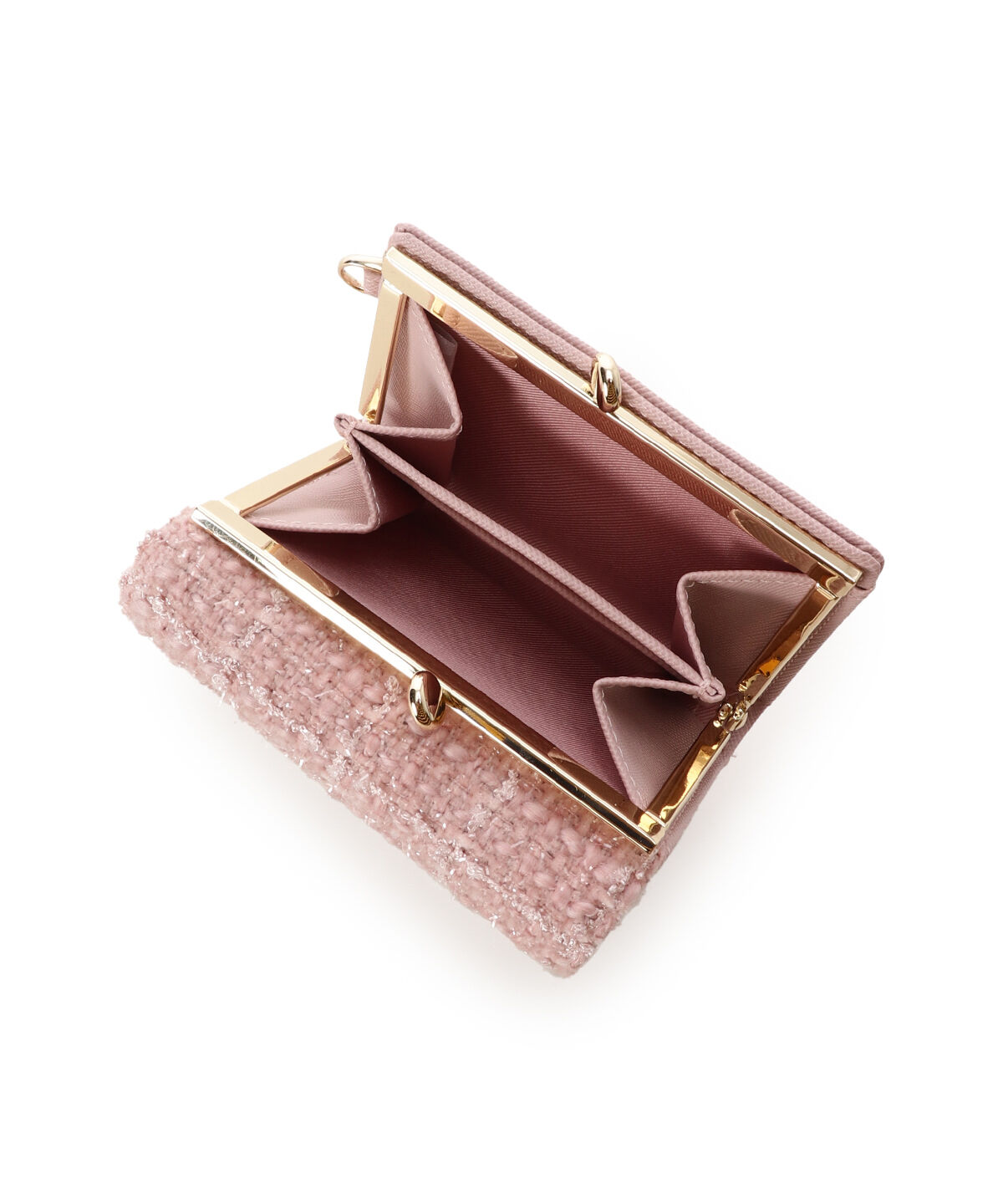 Samantha Vega「ツイードアクセントリボン折財布」|財布|