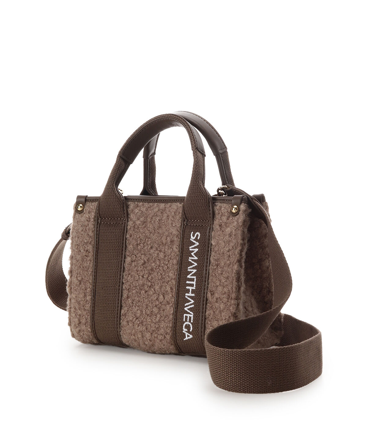 Samantha Vega「ロゴテープボアミニバッグ」|ショルダー・メッセンジャー|