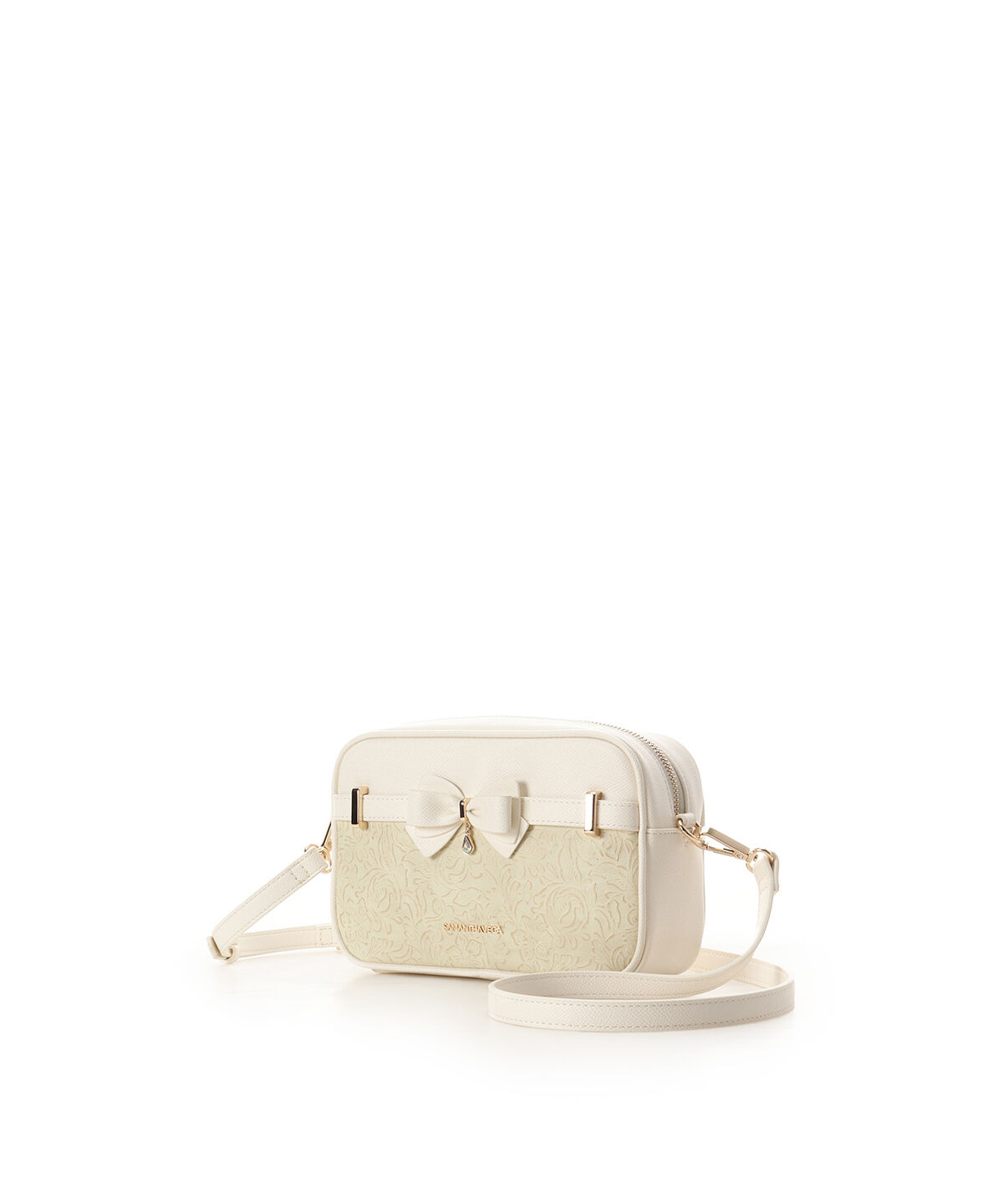 Samantha Vega「フローラルアクセントリボンミニショルダーバッグ」|ショルダー・メッセンジャー|