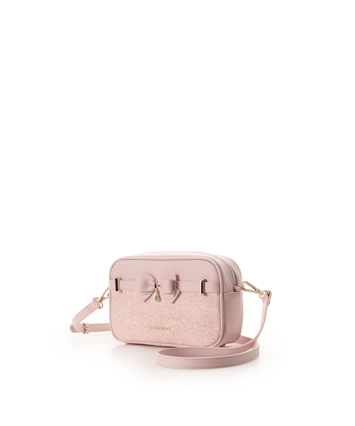 Samantha Vega「フローラルアクセントリボンミニショルダーバッグ」|ショルダー・メッセンジャー|