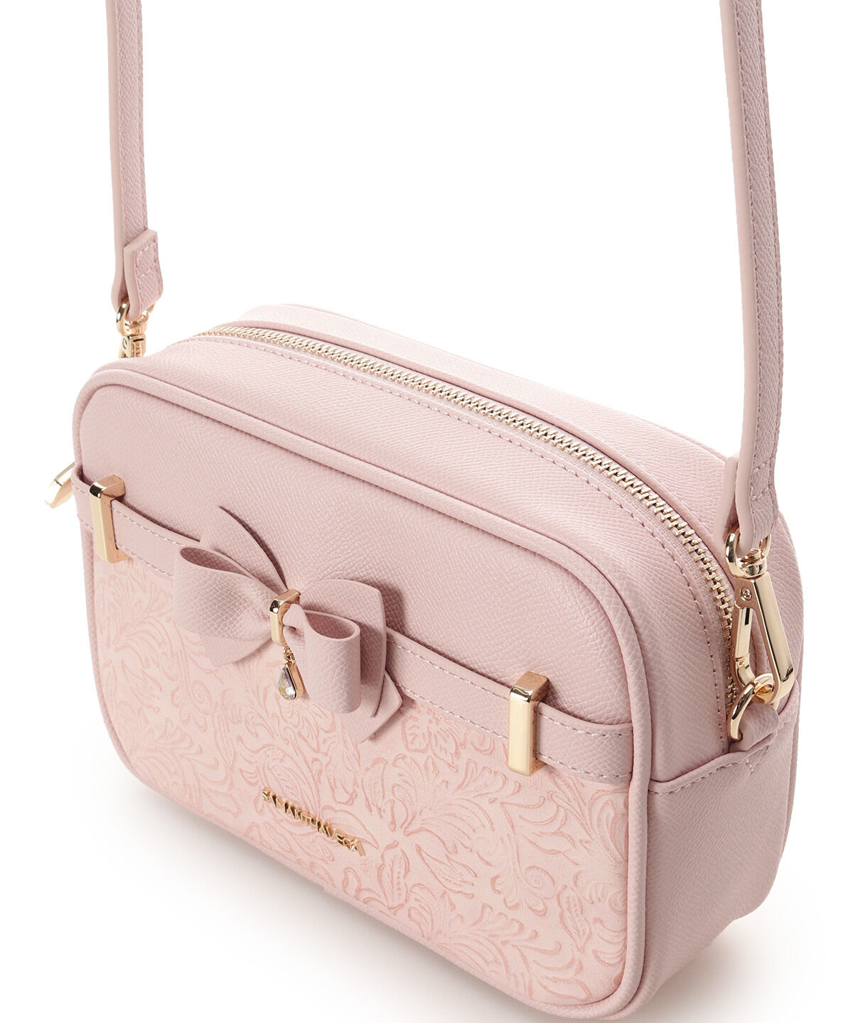 Samantha Vega「フローラルアクセントリボンミニショルダーバッグ」|ショルダー・メッセンジャー|