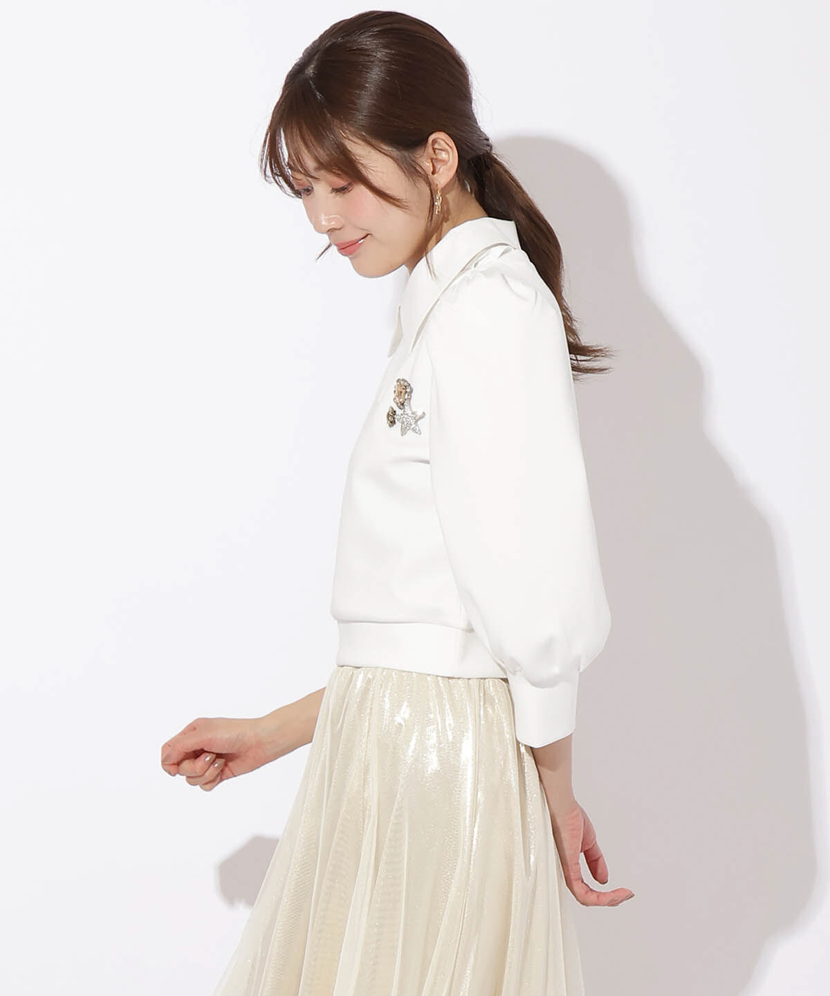 アンドクチュール「襟付きダンボールプルオーバー」|その他|