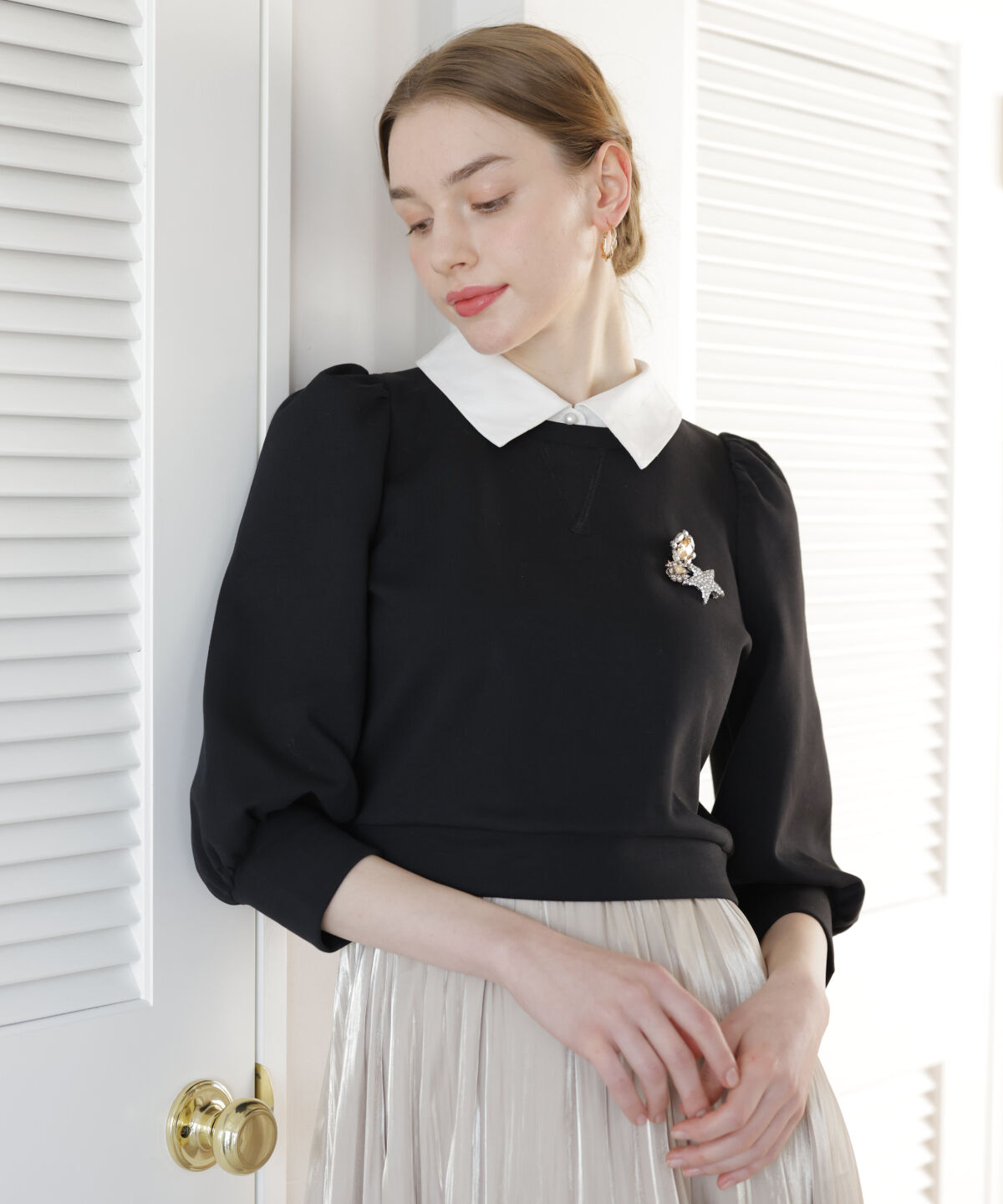 アンドクチュール「襟付きダンボールプルオーバー」|その他|