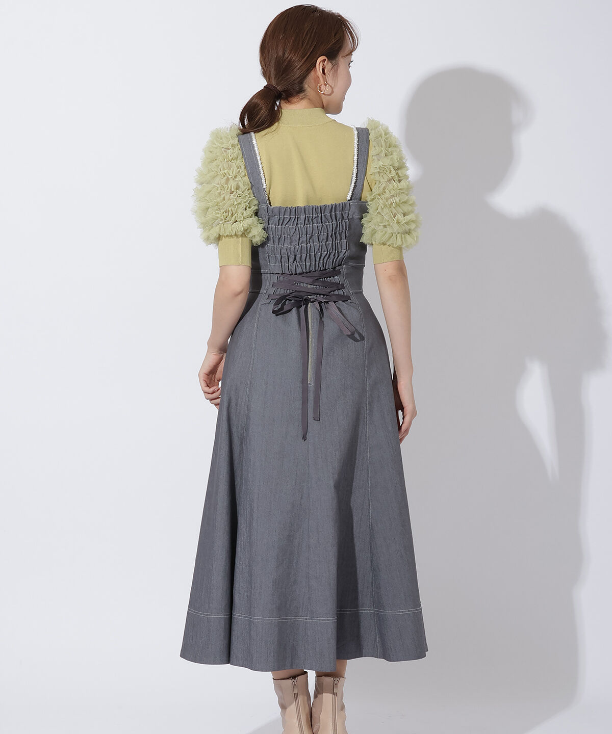 アンドクチュール「2wayデニムセットアップ」|ワンピース|