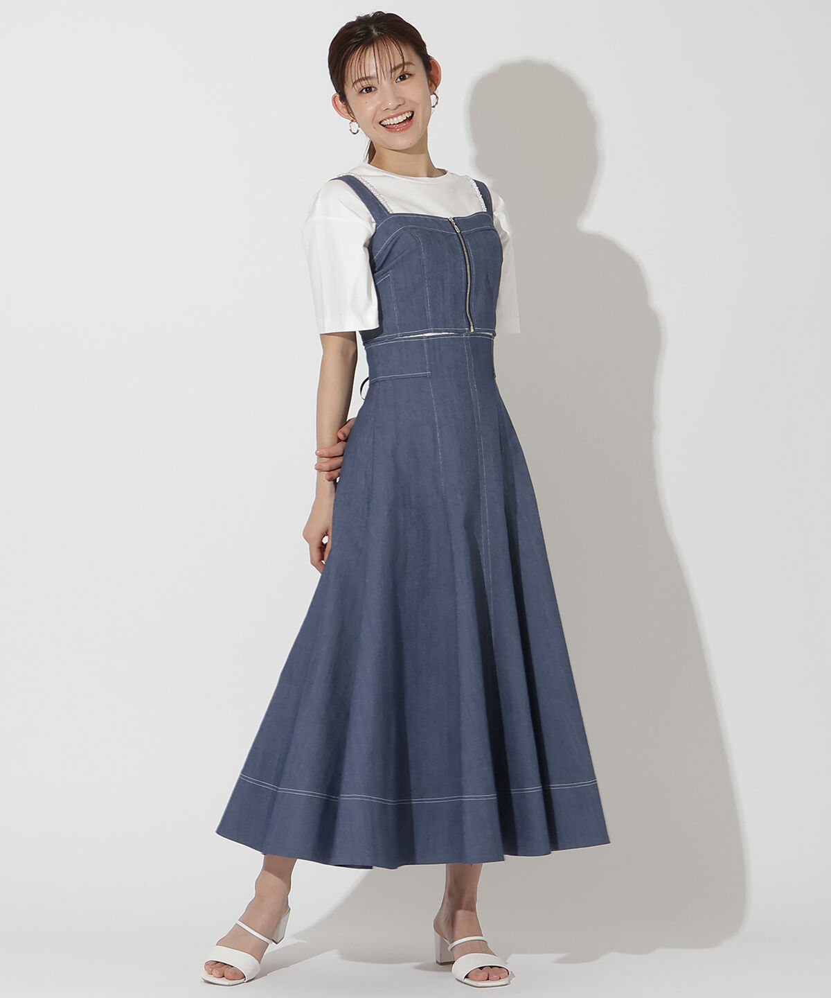 アンドクチュール「2wayデニムセットアップ」|ワンピース|