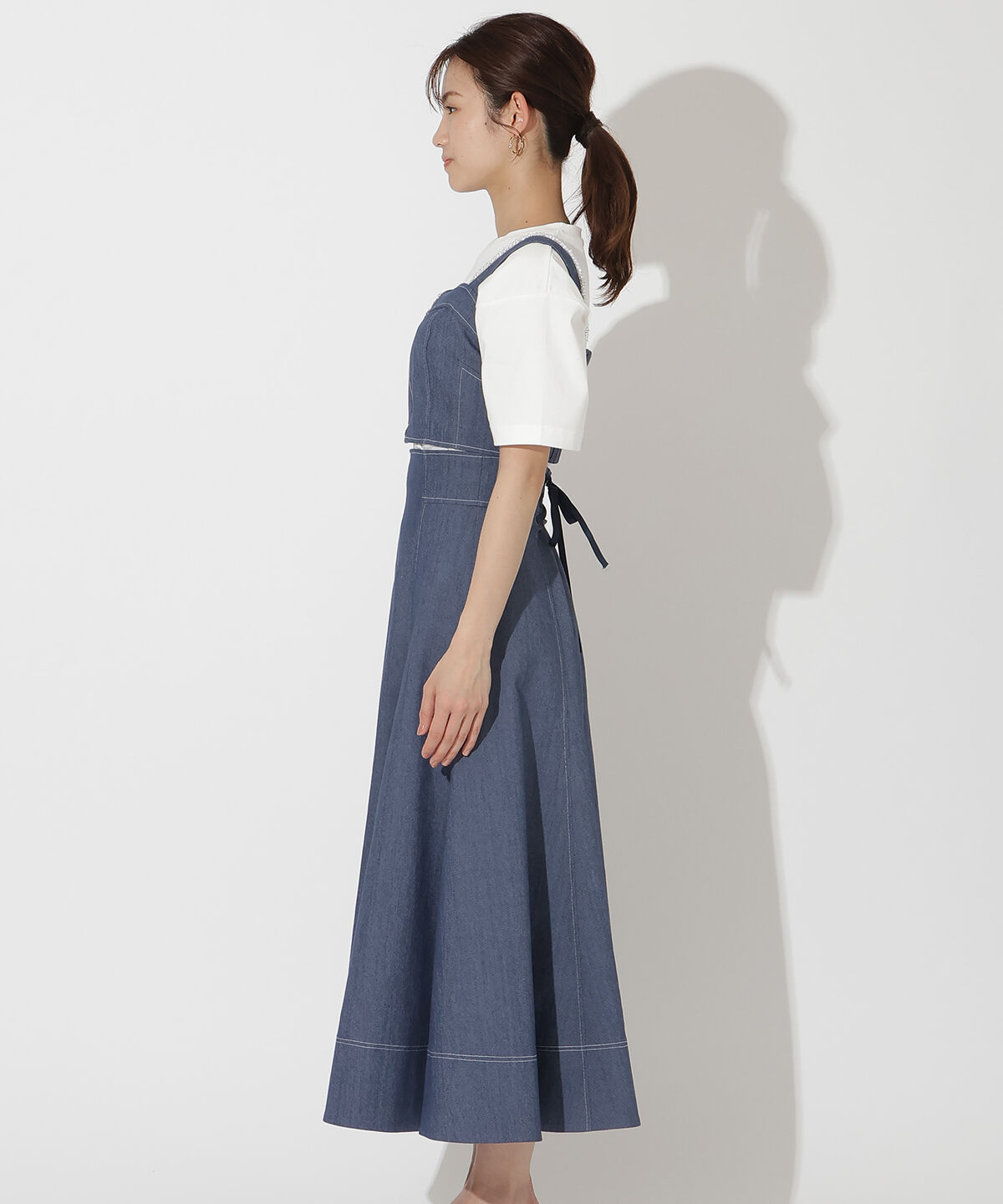 アンドクチュール「2wayデニムセットアップ」|ワンピース|