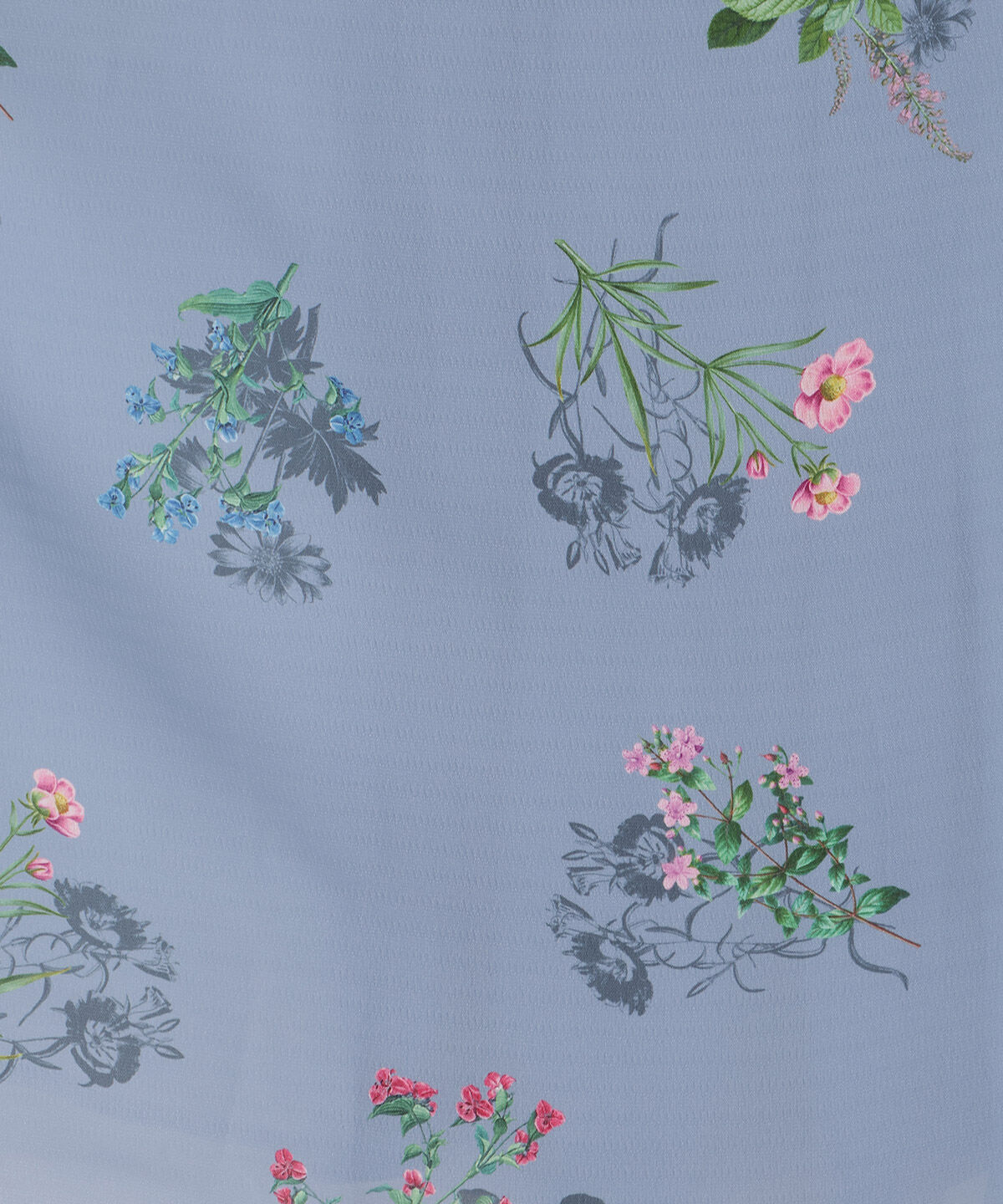 アンドクチュール「ドローイングフラワー配色襟ワンピース」|ワンピース|