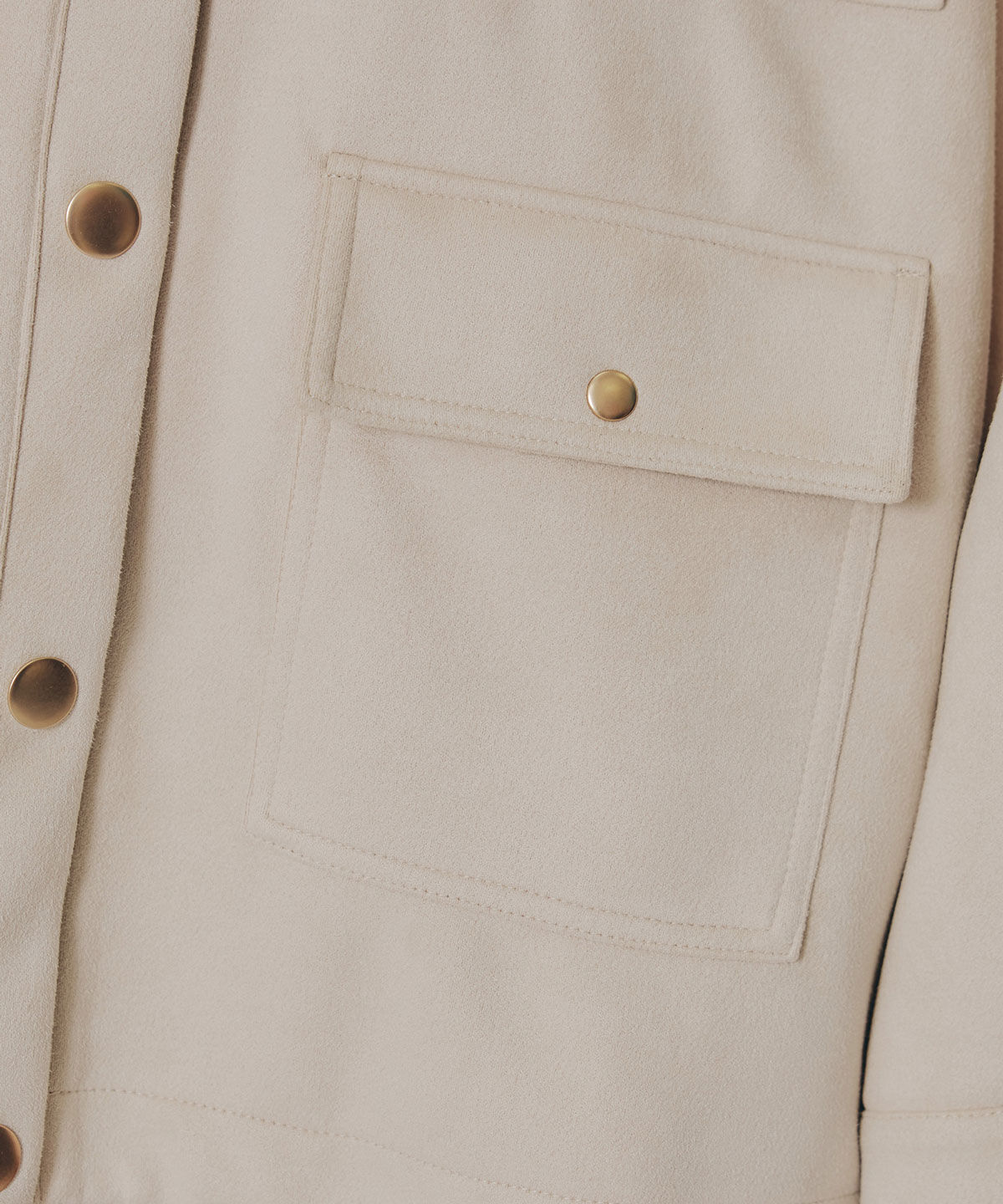 REDYAZEL「ヴィンテージライクスエードポケットジャケット」|ステンカラーコート|