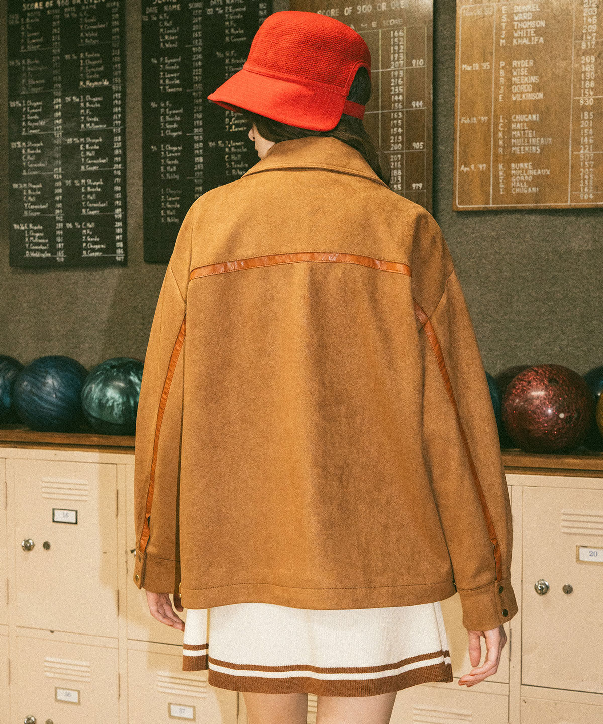 REDYAZEL「ヴィンテージライクスエードポケットジャケット」|ステンカラーコート|