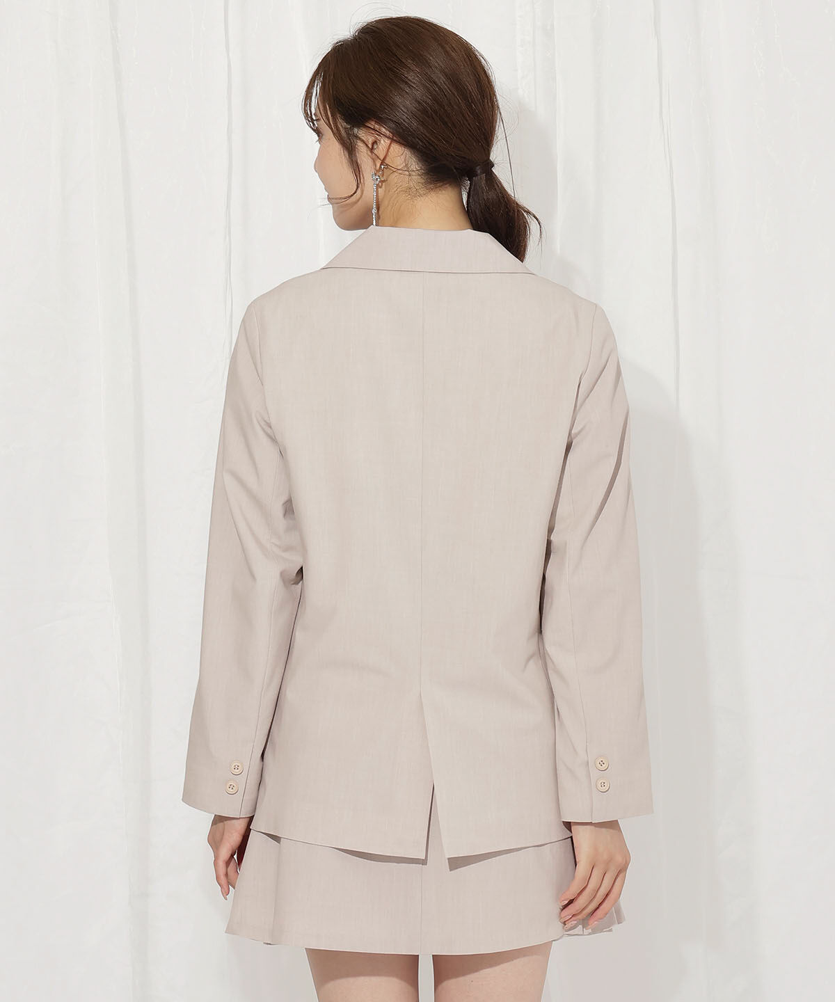 WILLSELECTION「リボンボタンジャケット」|テーラードジャケット|