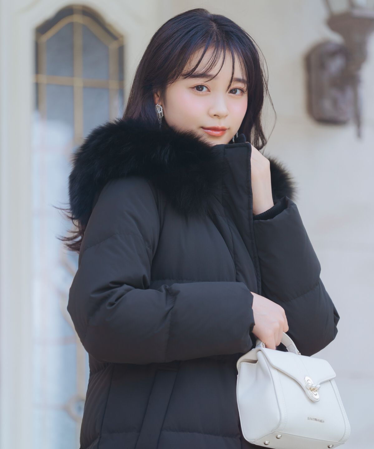 WILLSELECTION「FOXファー付きロングダウン」|ダウン|