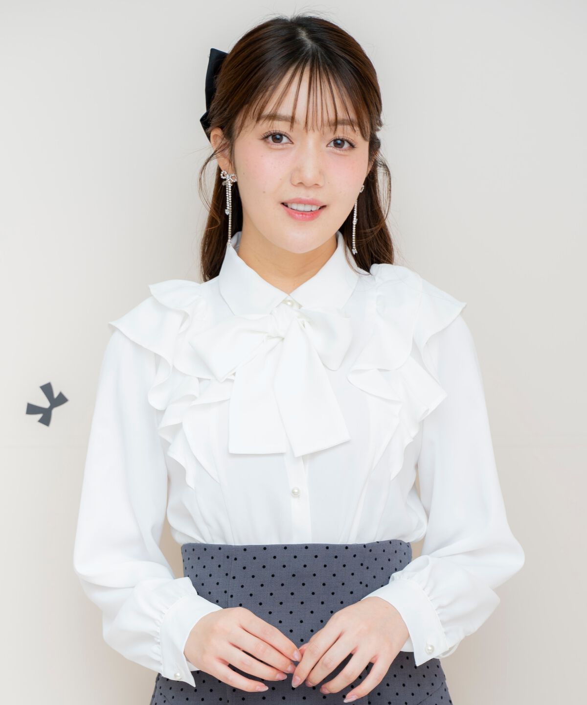 WILLSELECTION「ダブルフリルリボンタイブラウス」|シャツ・ブラウス|