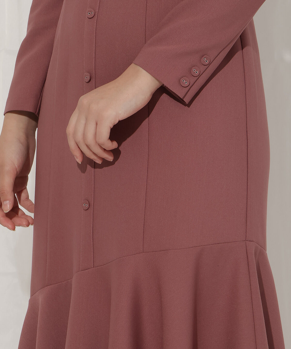 WILLSELECTION「レースカラーマーメイドワンピース」|ワンピース|