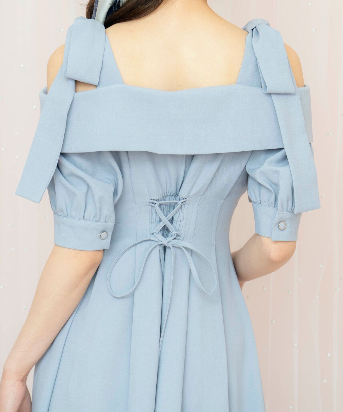 WILLSELECTION「リボンストラップオフショルワンピース」|ワンピース|