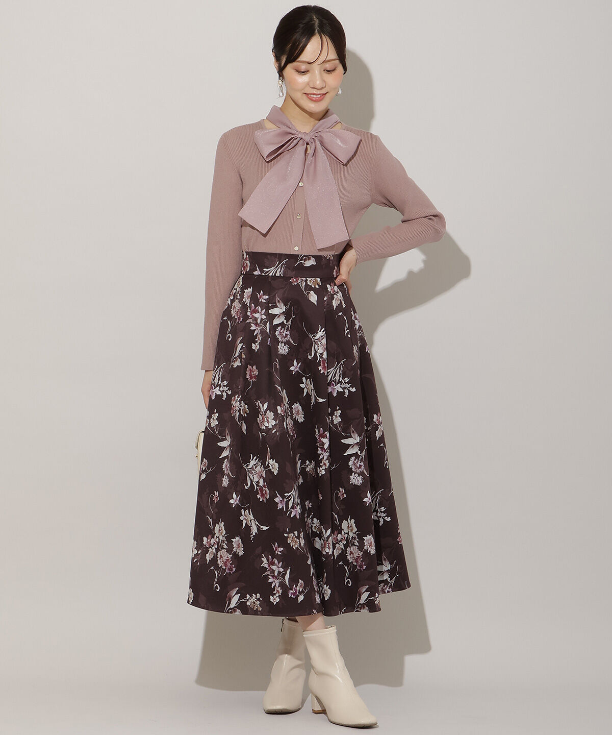 WILLSELECTION「シアーリボンニット」|ニット・セーター|