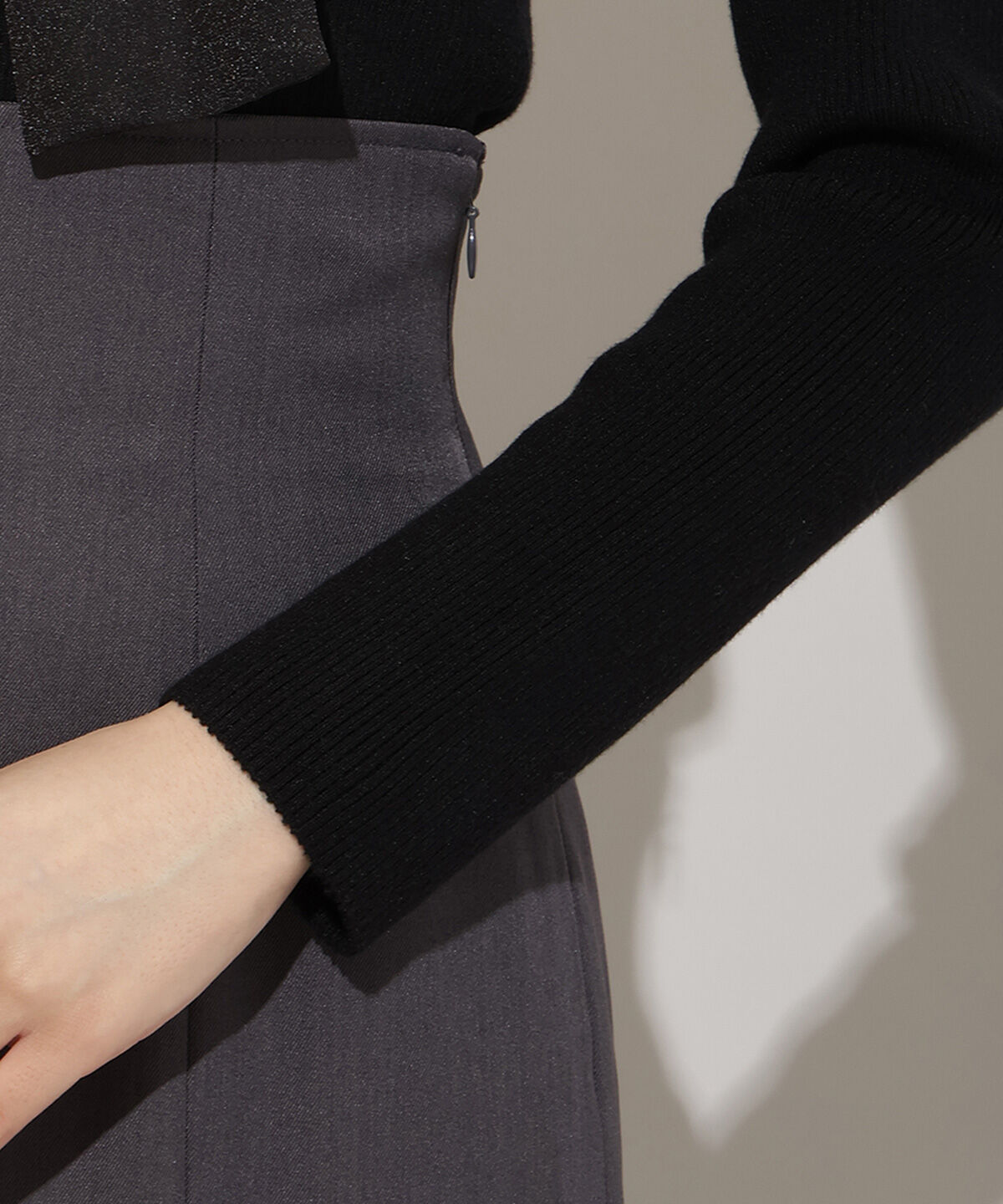 WILLSELECTION「シアーリボンニット」|ニット・セーター|