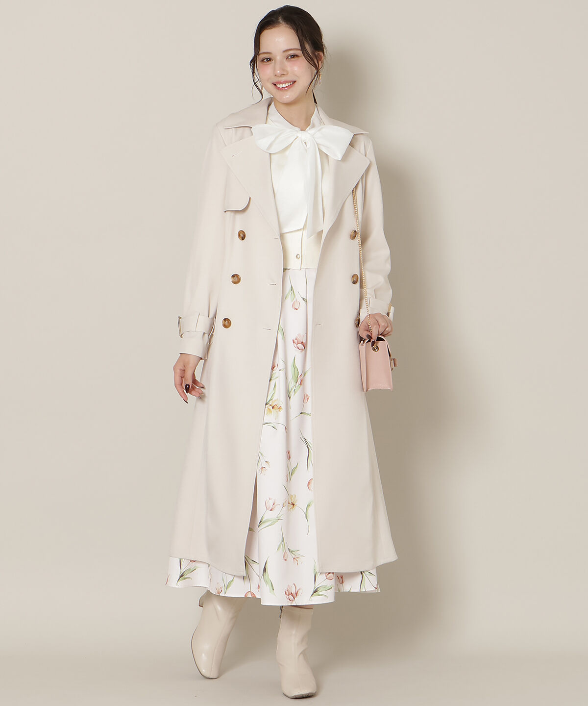 WILLSELECTION「オリジナルフレアトレンチコート」|トレンチコート|