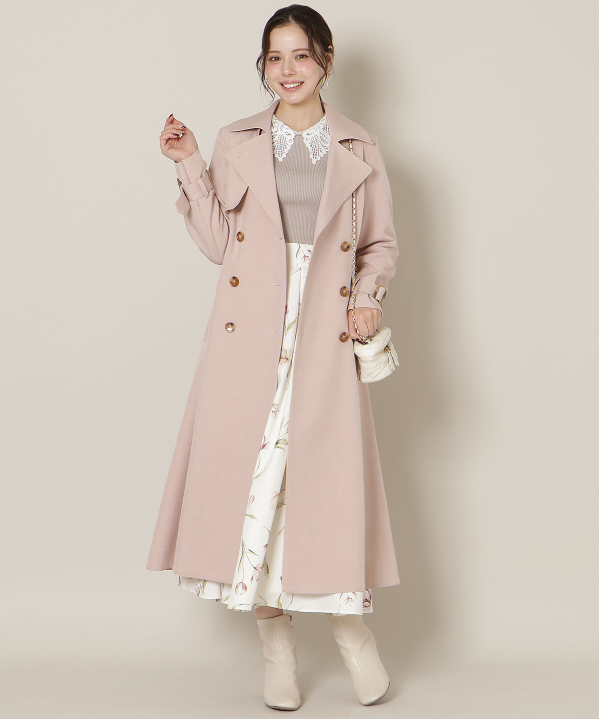 WILLSELECTION「オリジナルフレアトレンチコート」|トレンチコート|