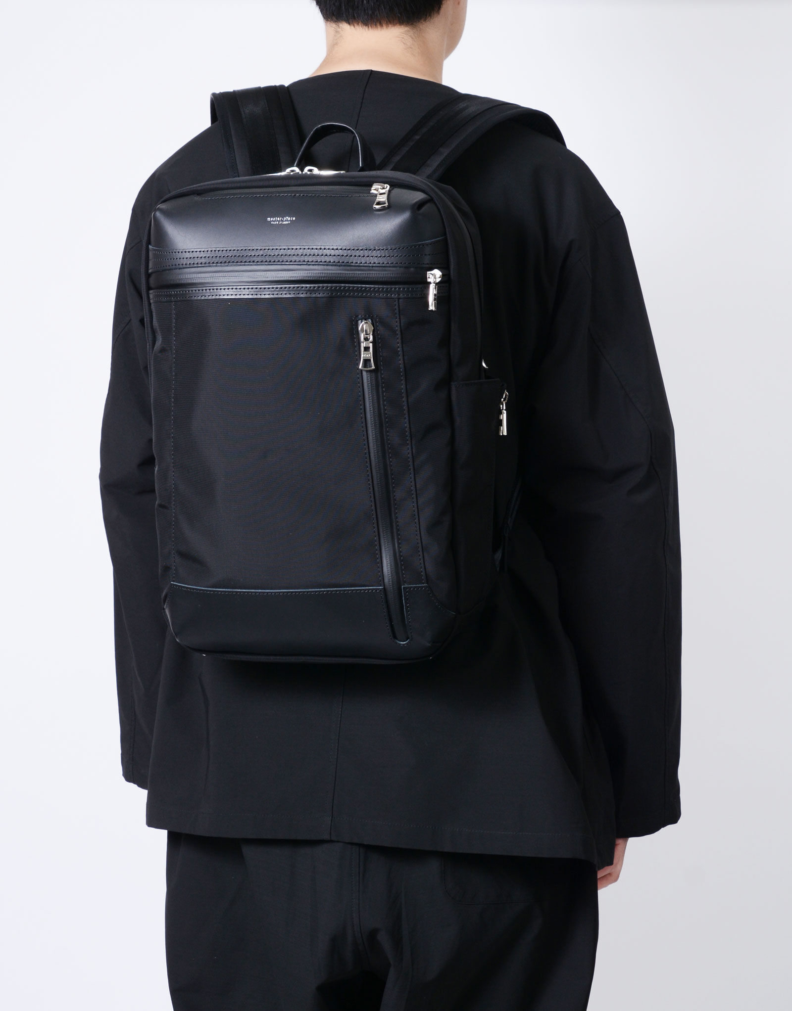 master-piece「STREAM バックパックM」|ビジネスバッグ|クロ