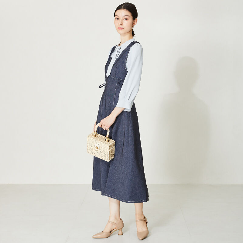 ORiental TRaffic「変形ヒールセパレートパンプス/41123」|パンプス|