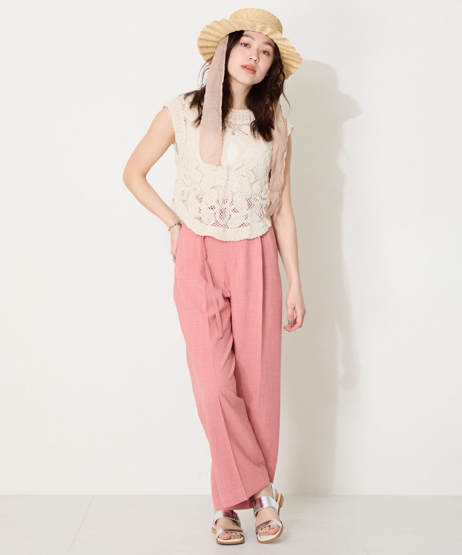 WA Oriental TRaffic「●2025春夏新作●ベルトバックルフラットサンダル/52217 サンダル トレンド 人気 フラット」|サンダル|