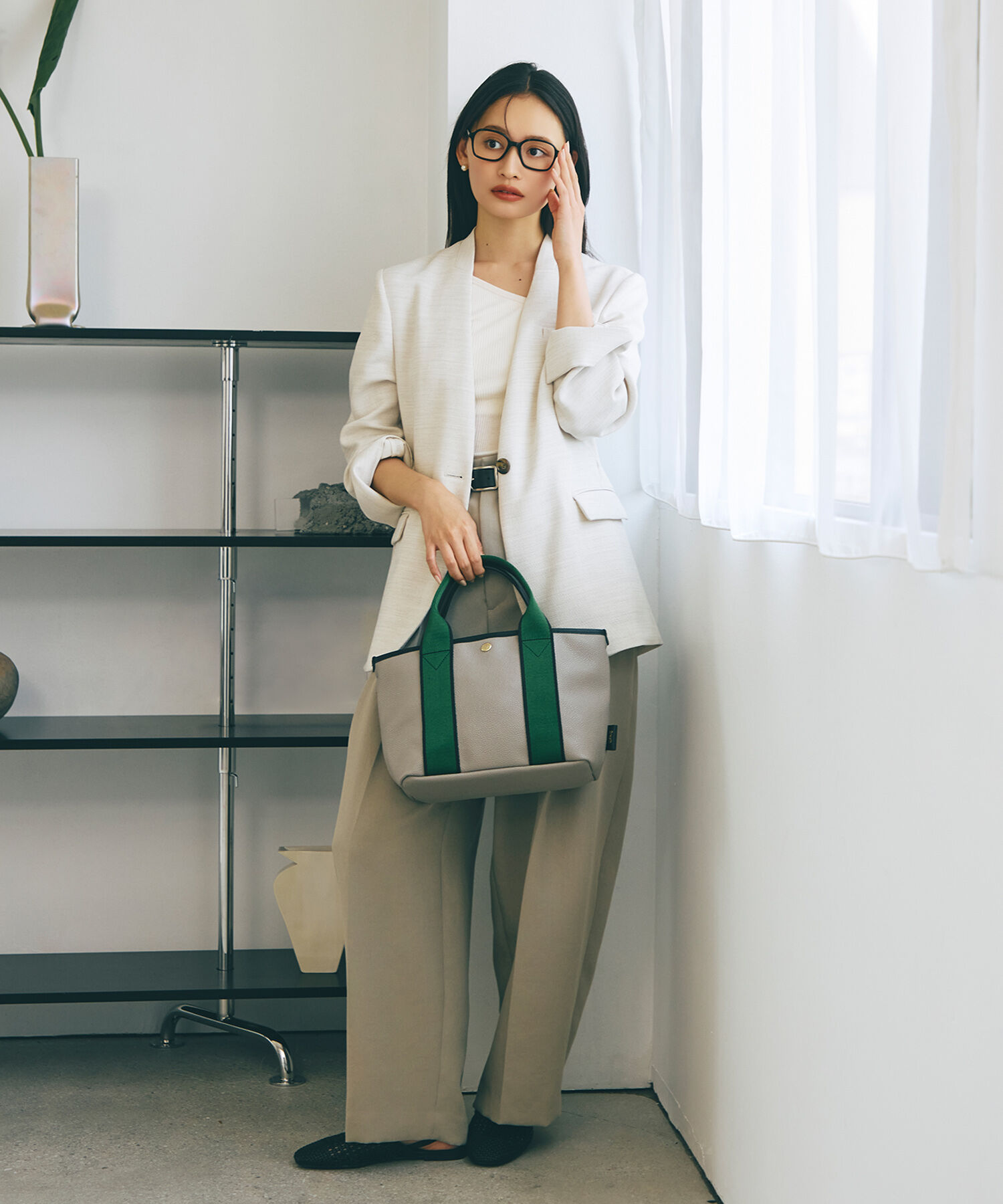 TOPKAPI BREATH「【Breath TOPKAPI】SCOTCH GRAIN スコッチグレイン シンプル 2way トートバッグ」|トートバッグ|