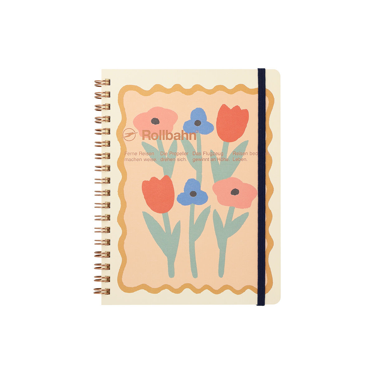 Rollbahn「パルテ ロルバーン ポケット付メモ L」|ステーショナリー|B フラワー