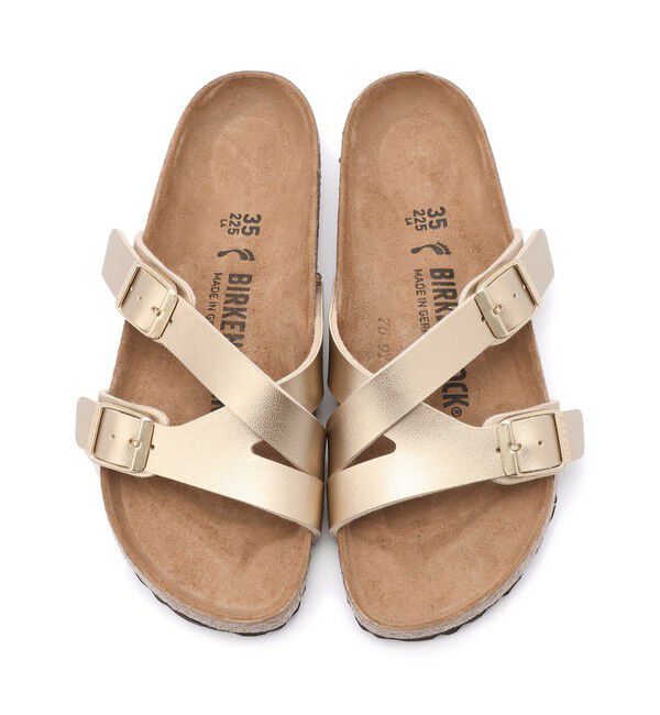 BIRKENSTOCK「【ビルケンシュトック】ヤオ バランス/ゴールド ビルコフロー/サンダル レディース」|サンダル|