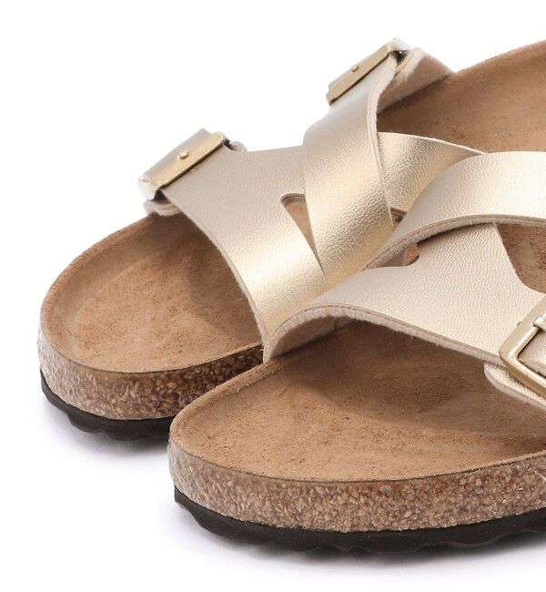 BIRKENSTOCK「【ビルケンシュトック】ヤオ バランス/ゴールド ビルコフロー/サンダル レディース」|サンダル|