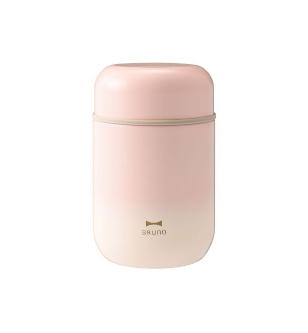 BRUNO「スプーン付きスープジャー」|食器・キッチングッズ|ピンク