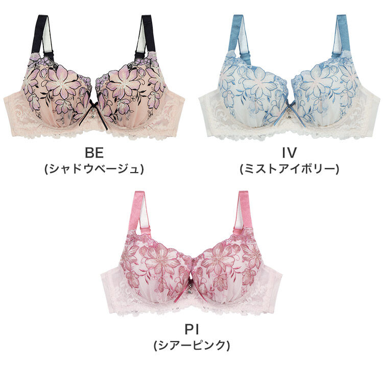 intesucre「アンテシュクレ なでしこブラ  ブラジャー単品 C-G/65-75 IBT384」|インナー|