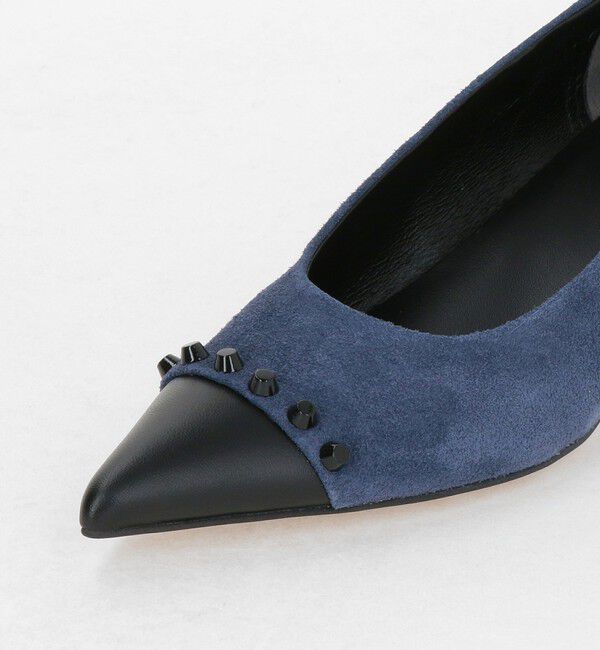 ODETTE E ODILE「トラペーズスタッズ パンプス45&uarr;」|パンプス|